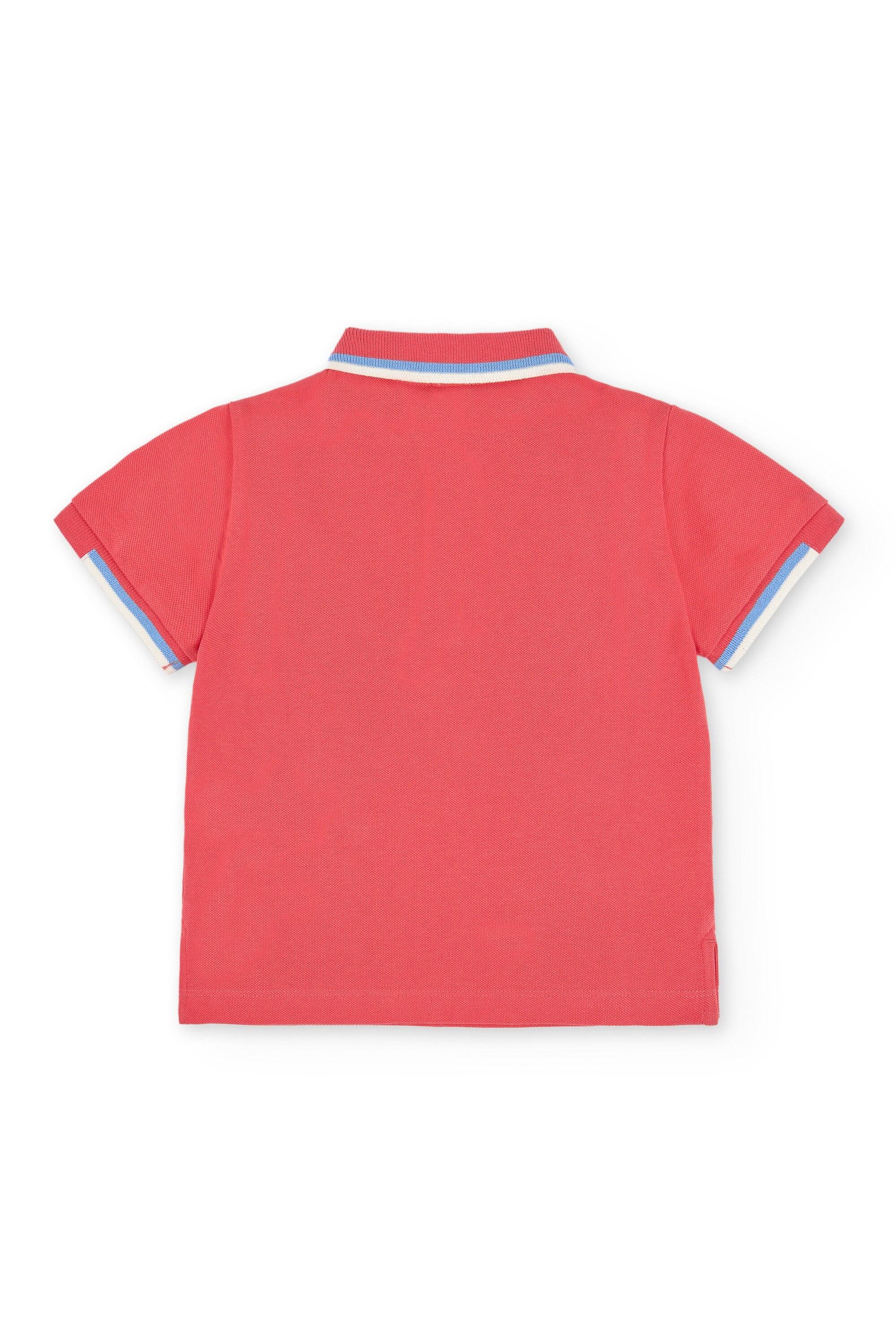Polo de niño rojo 3/4
