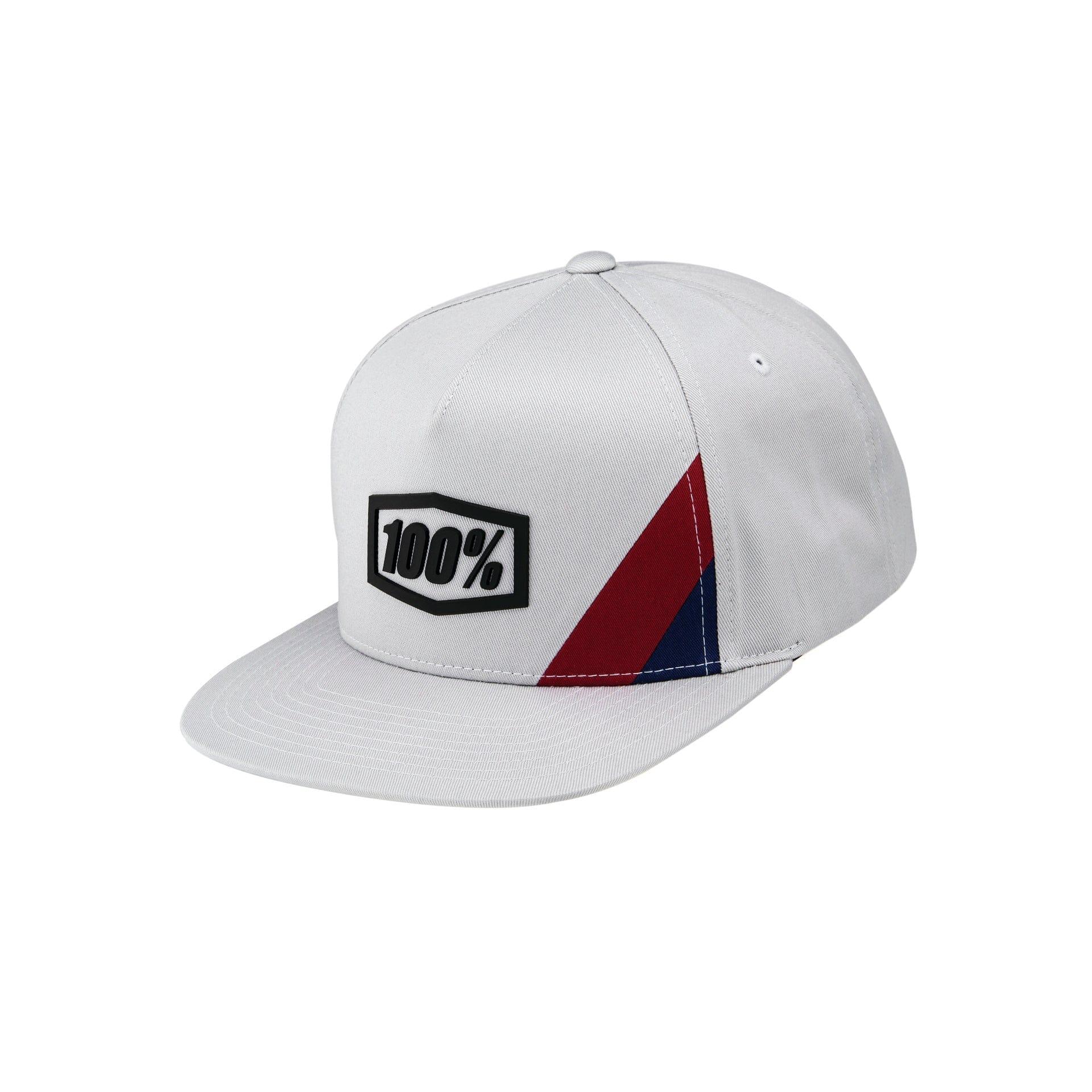 100 Percent CORNERSTONE Snapback Hat Light Grey