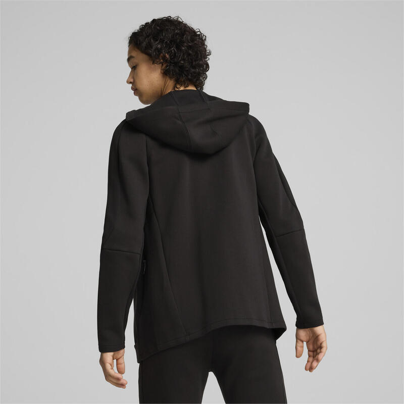 Pánská mikina s kapucí EVOTRIPE na zip PUMA Black