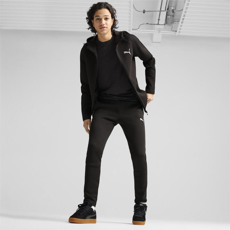 Pánská mikina s kapucí EVOTRIPE na zip PUMA Black