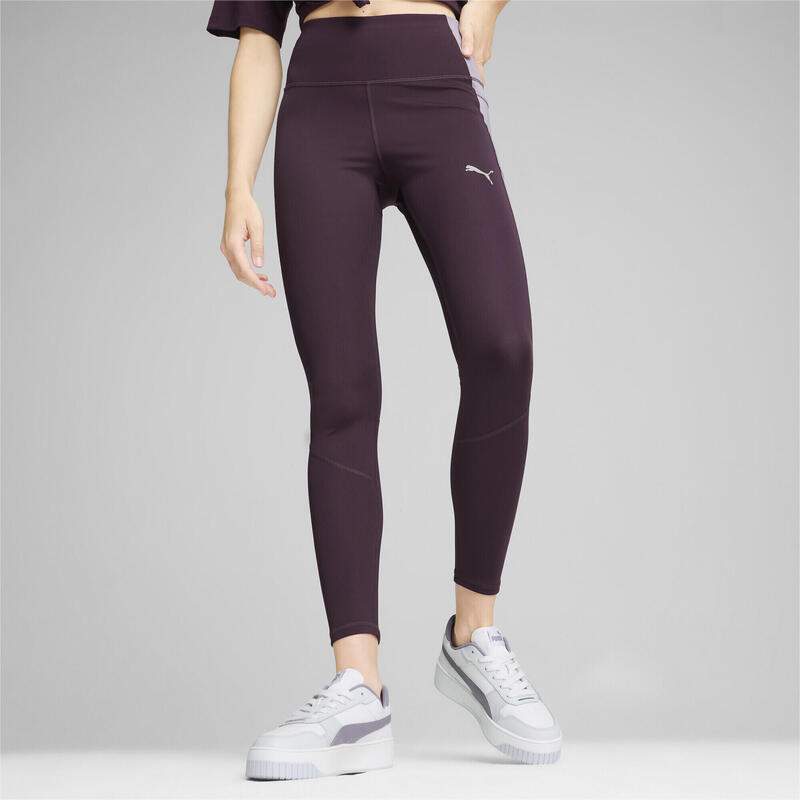 EVOSTRIPE legging voor dames PUMA Midnight Plum Purple