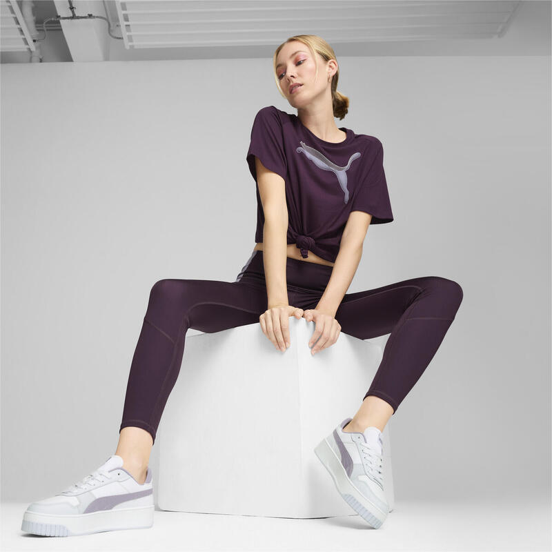 EVOSTRIPE legging voor dames PUMA Midnight Plum Purple