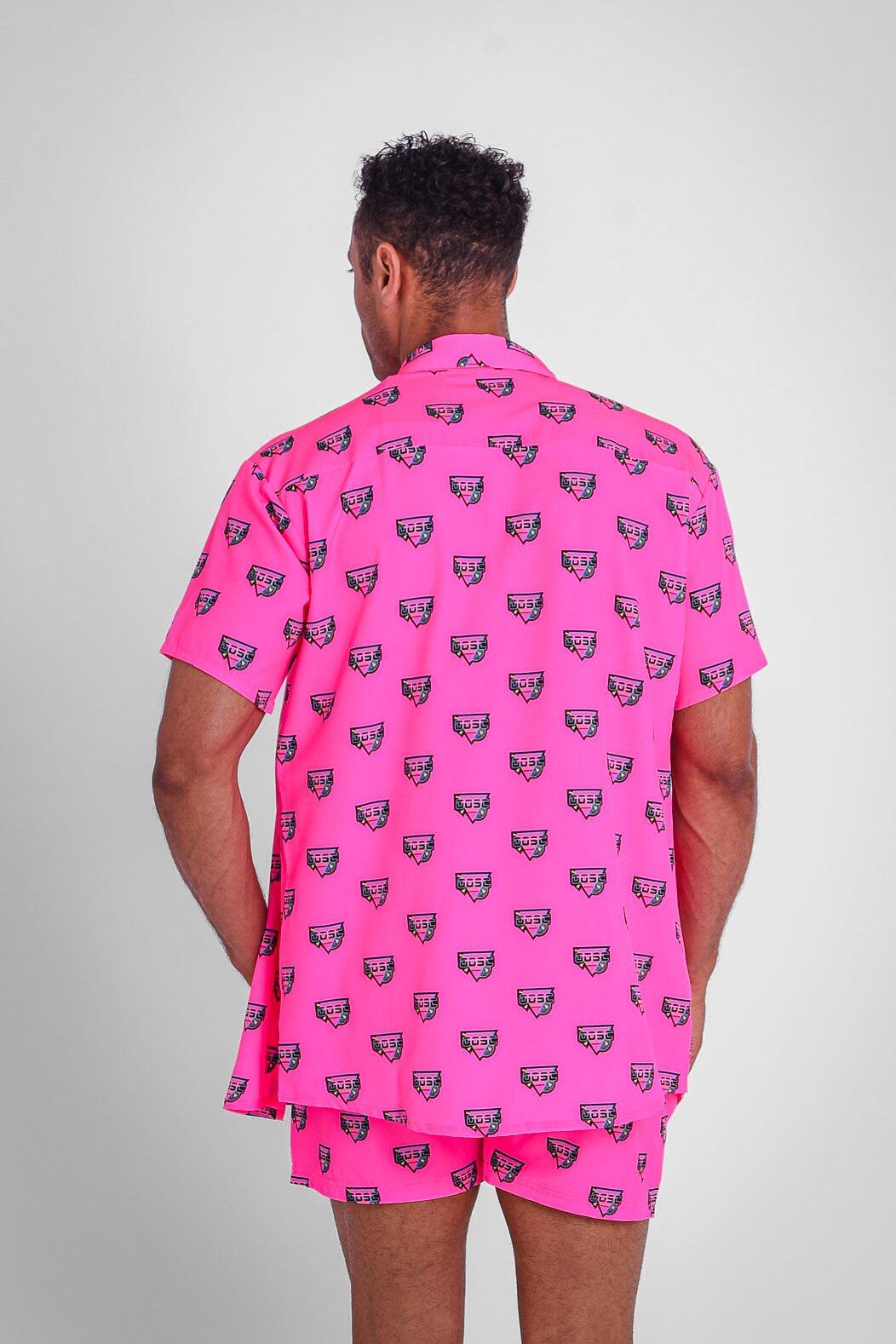 Herren Strand Kurzarmhemd Baewatch 2/7