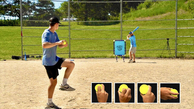 Combo Honkbalknuppel Kunststof Met Blitzball 2/3
