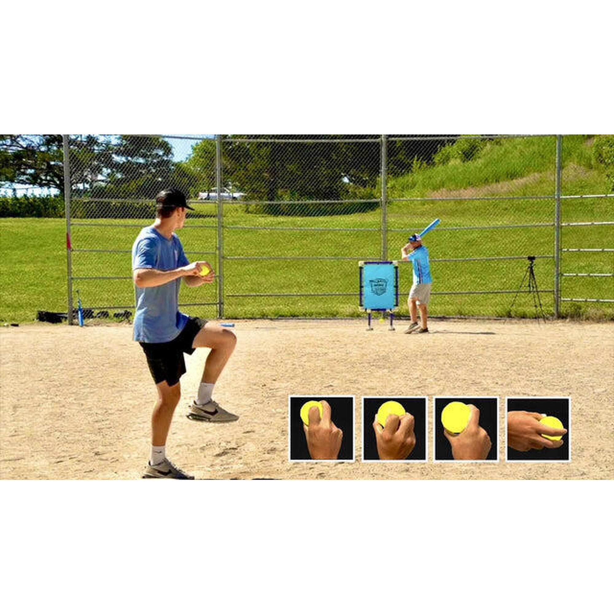 Blitzball de baseball din plastic - Set de trei piese