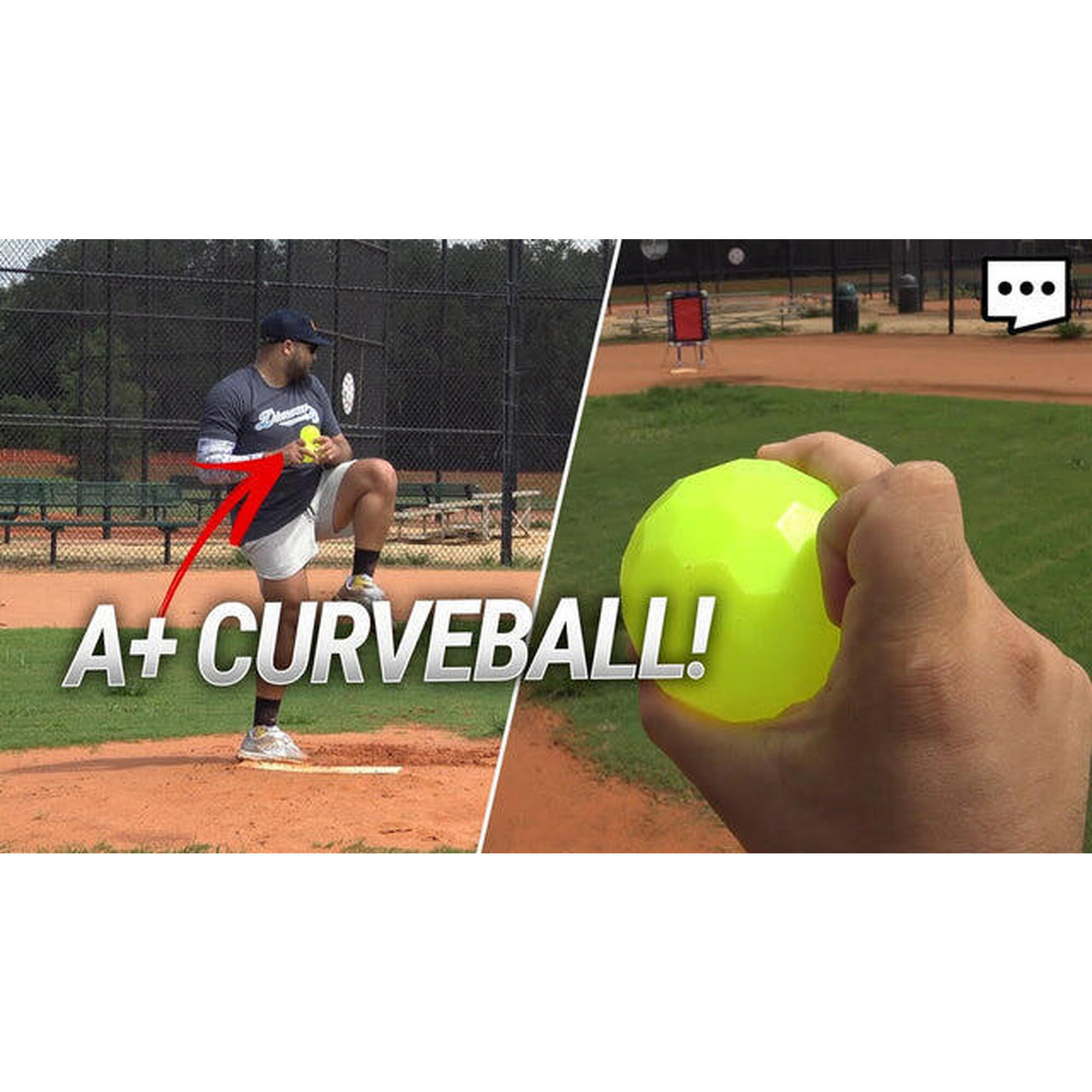 Blitzball de béisbol de plástico - Bola curva