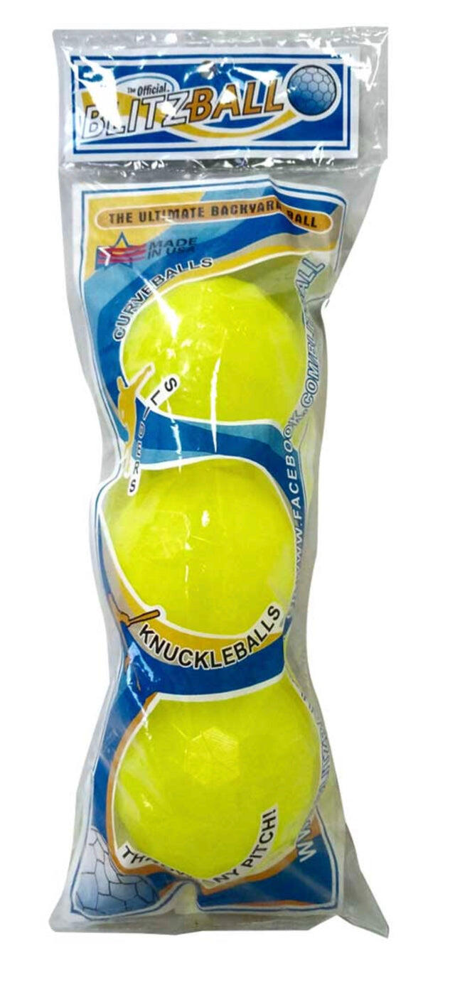 WILSON Plastikbaseball Blitzball Curve - Set mit drei Stücken