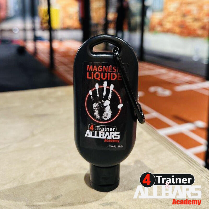 MAGNÉSIE LIQUIDE - Tube 50 ml avec mousqueton - 4TRAINER x ALLBARS 2/5