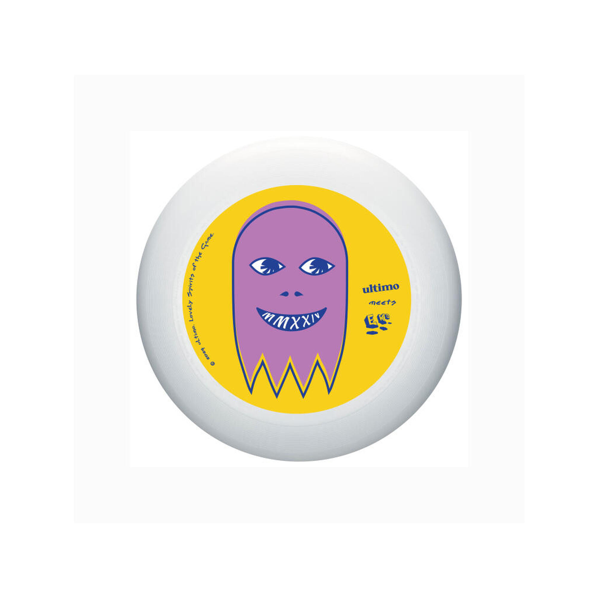 EURODISC Juniorský létající disk GHOST (žluto-fialový)