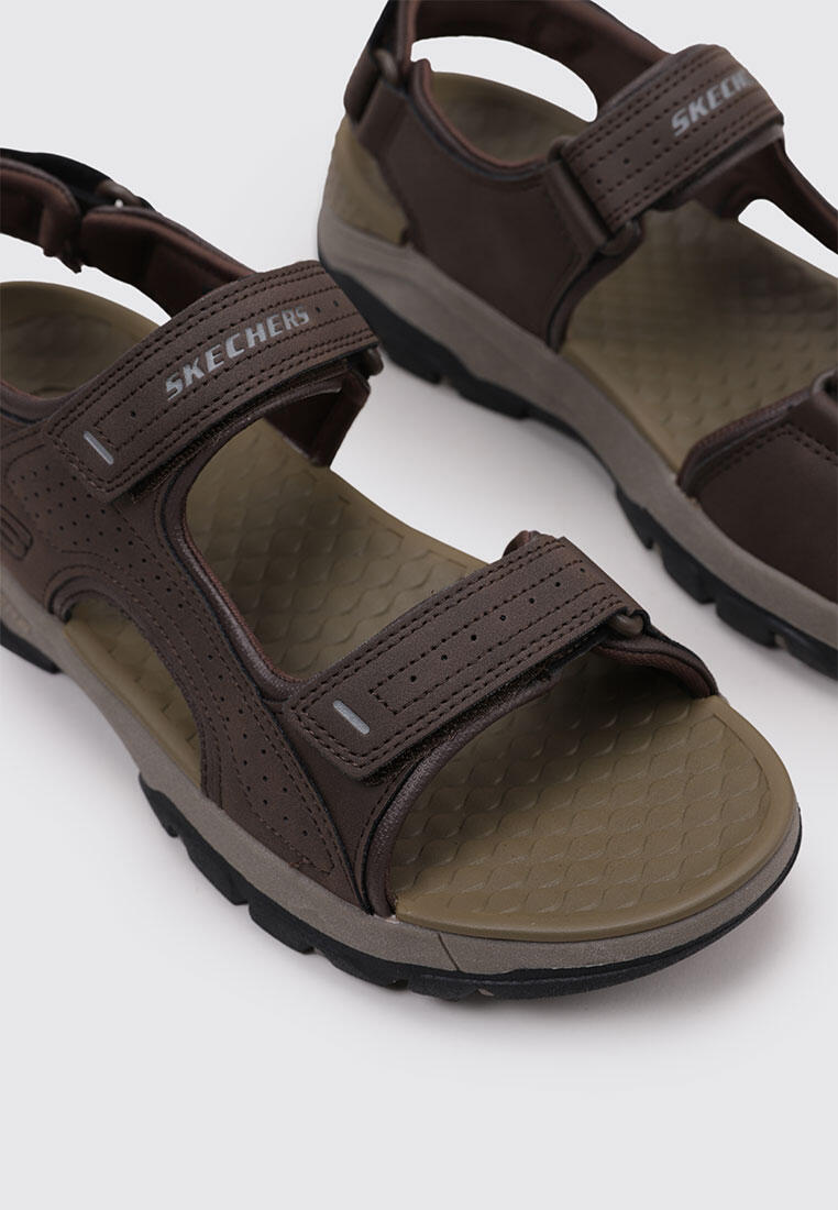 skechers sandals hombre marron