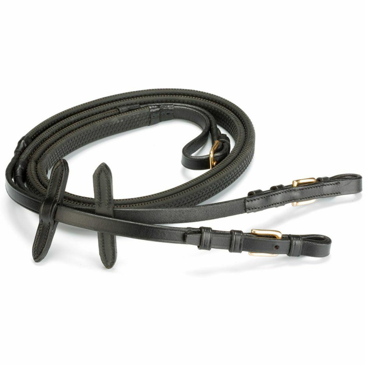 Rênes en cuir pour bride, noir - Schockemöhle Sports