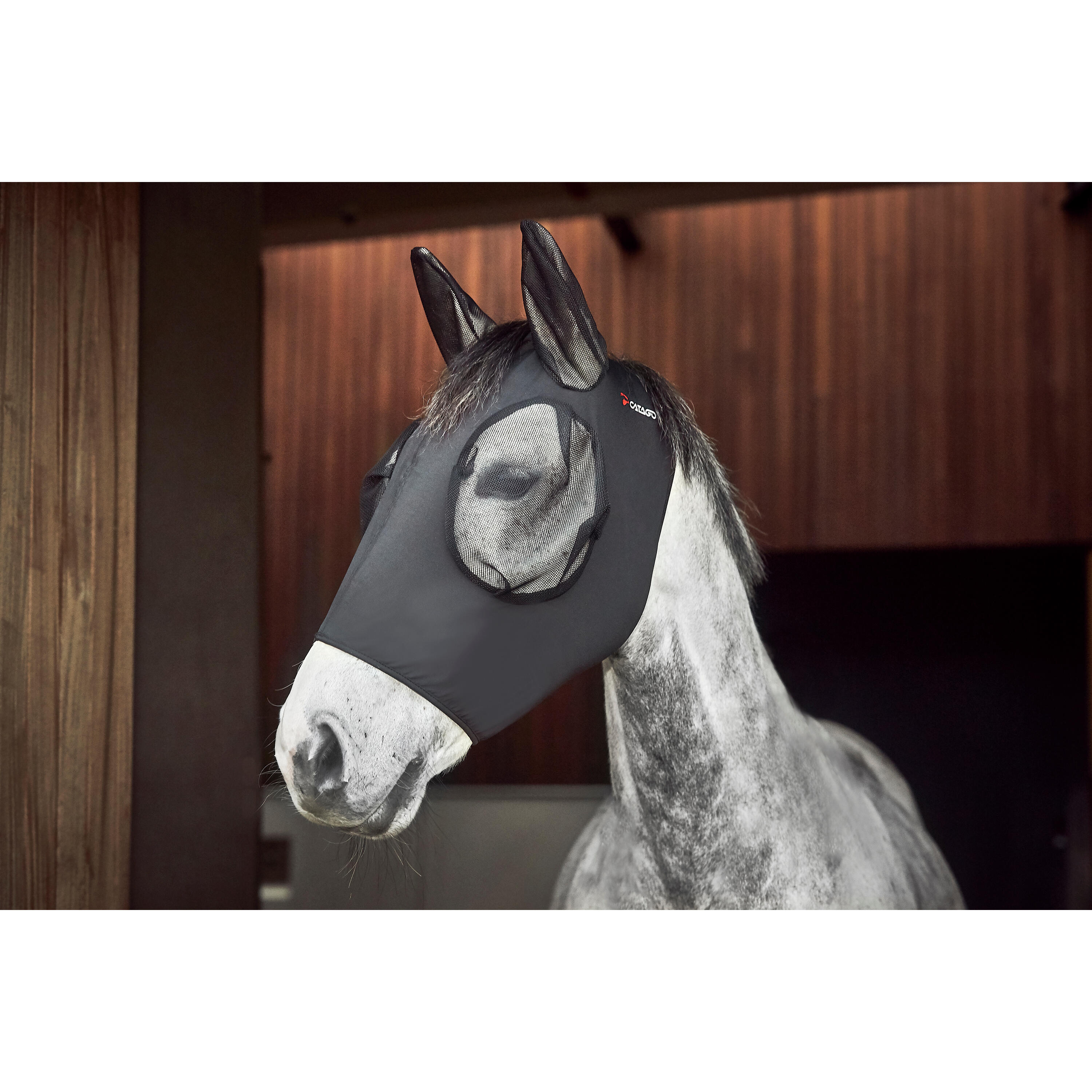 Máscara antimoscas para caballos Catago FIR-Tech 2/3