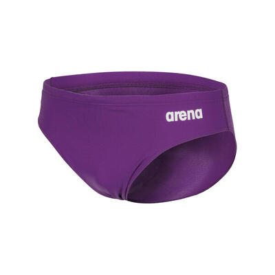Arena team solid zwembroek - pruim / wit - uk maat 38