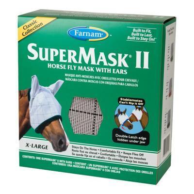 Maschera antimosche per cavalli con orecchie Farnam Supermask II Horse Horse