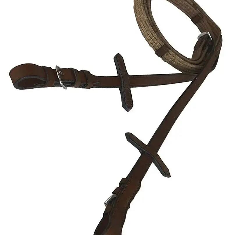 Reins for horse leather + canvas Tattini (1532801)
