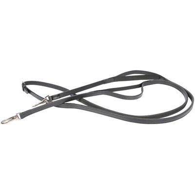 Dubbele rubberen lederen teugels harry's horse