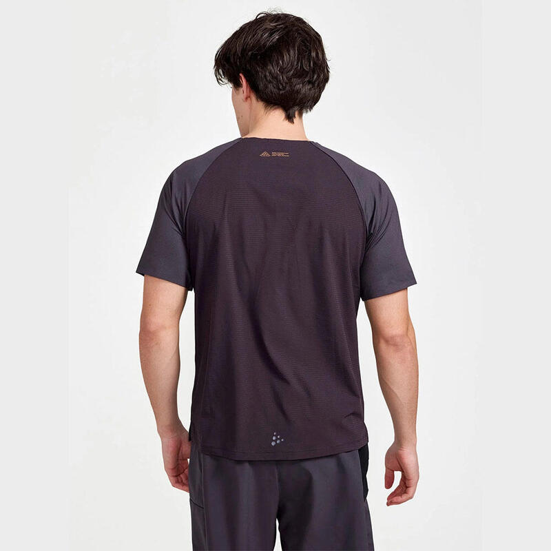 PRO Trail SS 男裝運動短袖 T-shirt - 深灰色