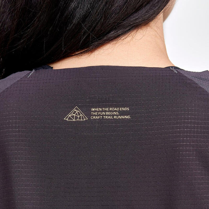PRO Trail SS Tee 女裝運動短袖 T-shirt - 黑色