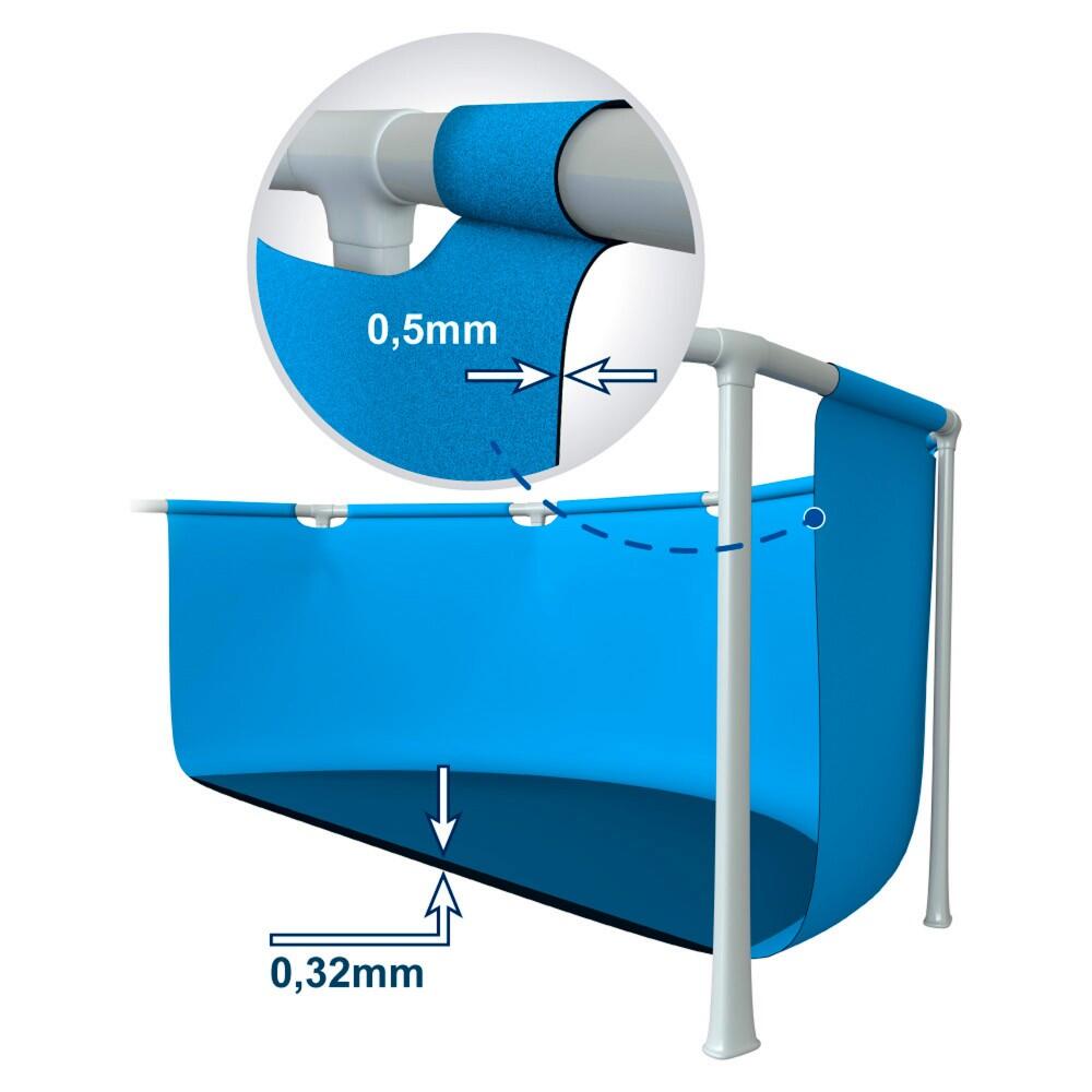 Piscina desmontable elevada INTEX metal frame 366x76 cm - 6.503 litros 4/6
