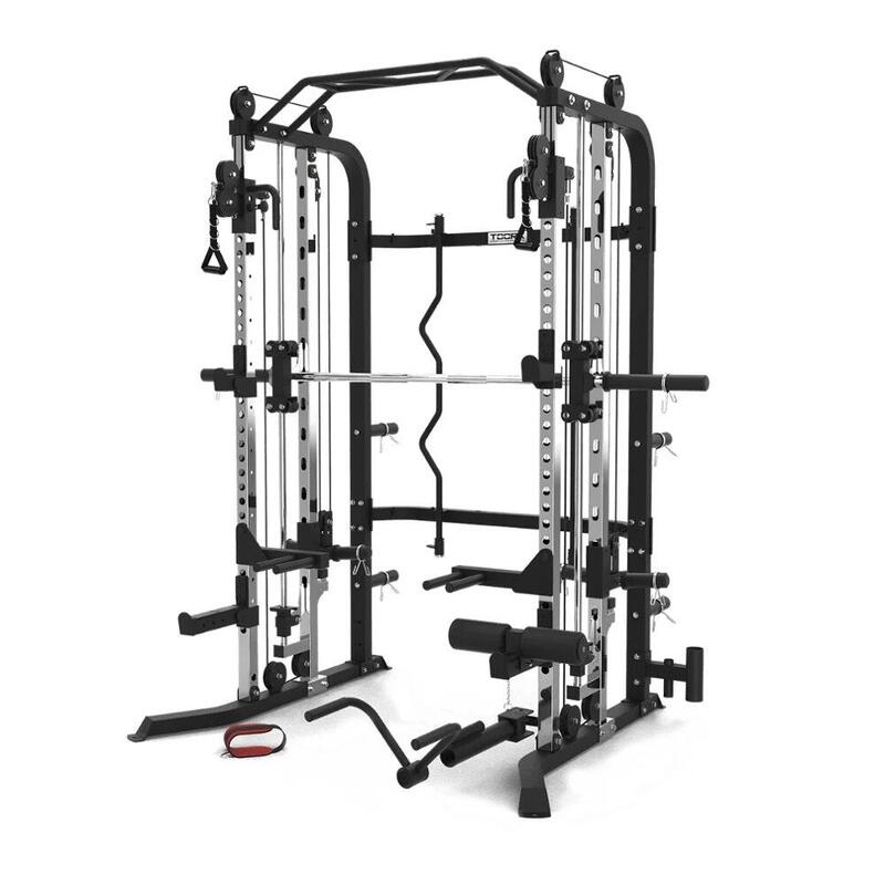 3-en-1 Smith Machine Rack ASX-2000 Todo en Uno