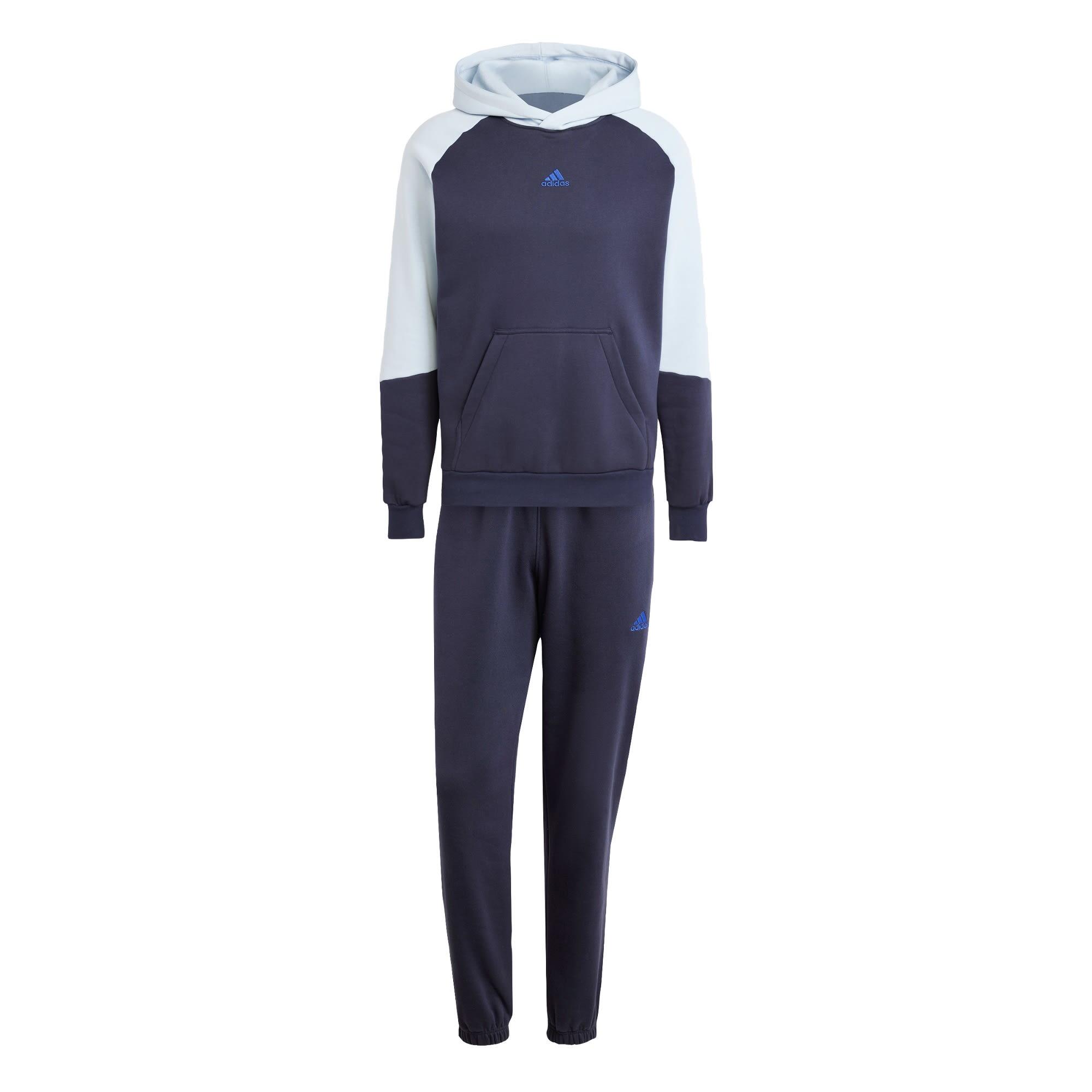 adidas Tuta in pile colorblock Abbigliamento sportivo