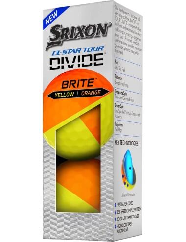 Golfbälle "Q-star tour divide brite" Srixon (Satz von 12) 7/7