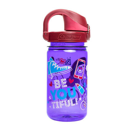 Gourde enfant Nalgene On The Fly 355 ml Tritan Renew sans BPA étanche mousqueton