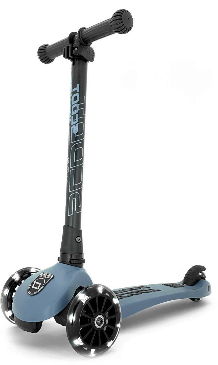 SCOOT AND RIDE Scooter Mini Scooter  Highwaykick 3 LED  Steel