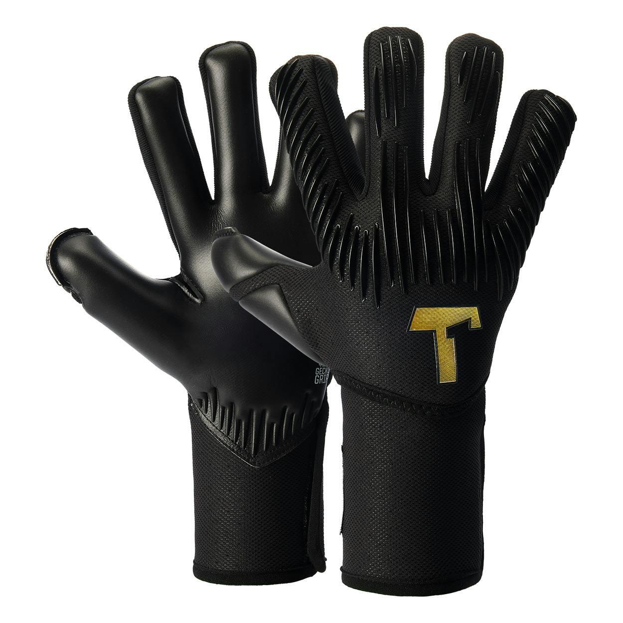 T1TAN Guanti da Portiere per Adulti Rebel 2.0 Black-Out con Protezioni per le Dita