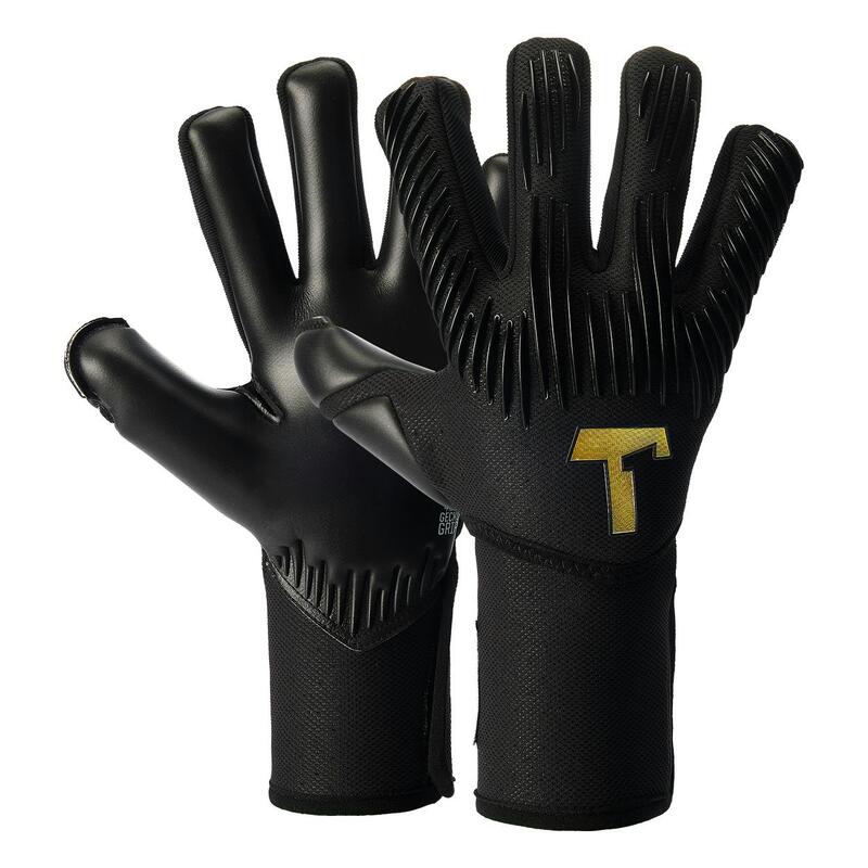 Gants de Gardien de But Football Adulte Rebel 2.0 Black-Out avec Barrettes