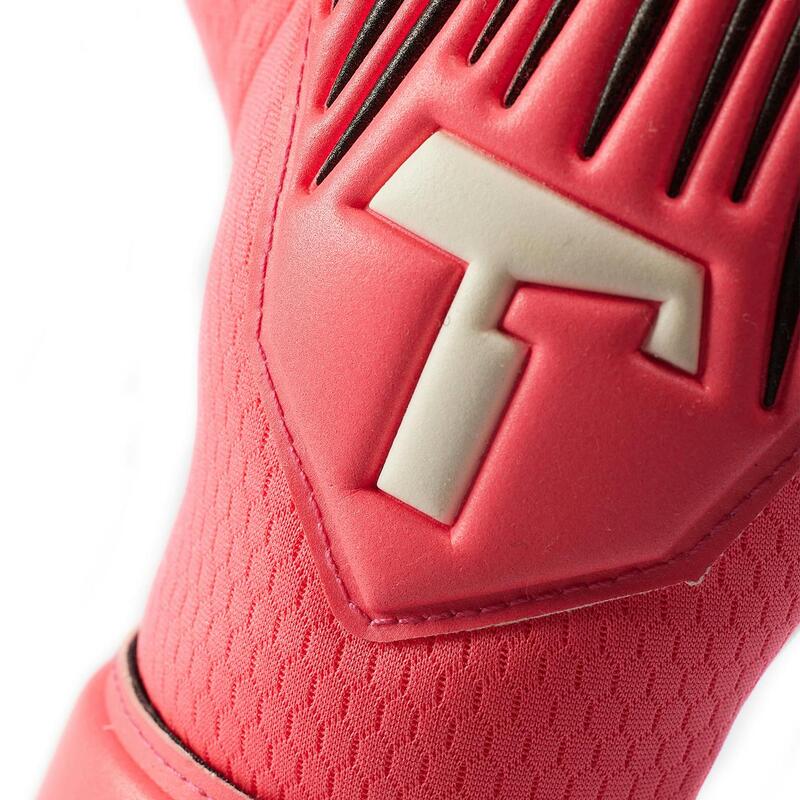 Guantes de portero de fútbol para niños Rebel 2.0 Fluo Pink Junior