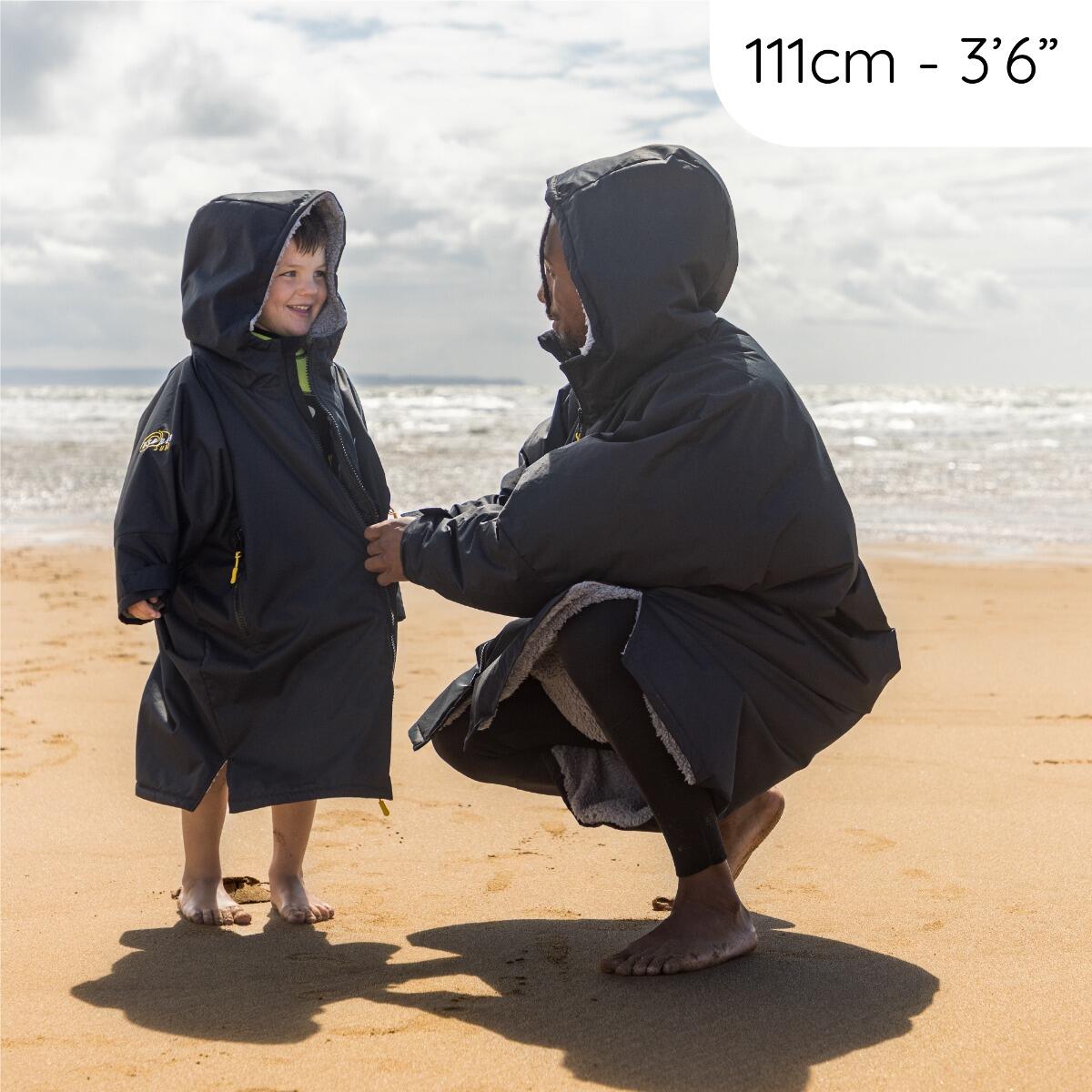 Osprey Kids Waterproof Changing Robe, 3/4 Sleeve Swim Robe 4/6