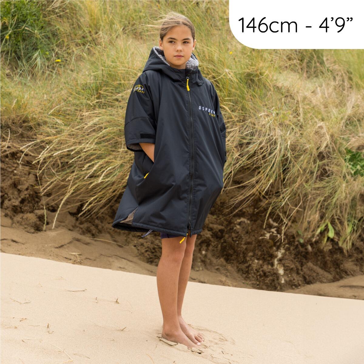 Osprey Kids Waterproof Changing Robe, 3/4 Sleeve Swim Robe 3/6