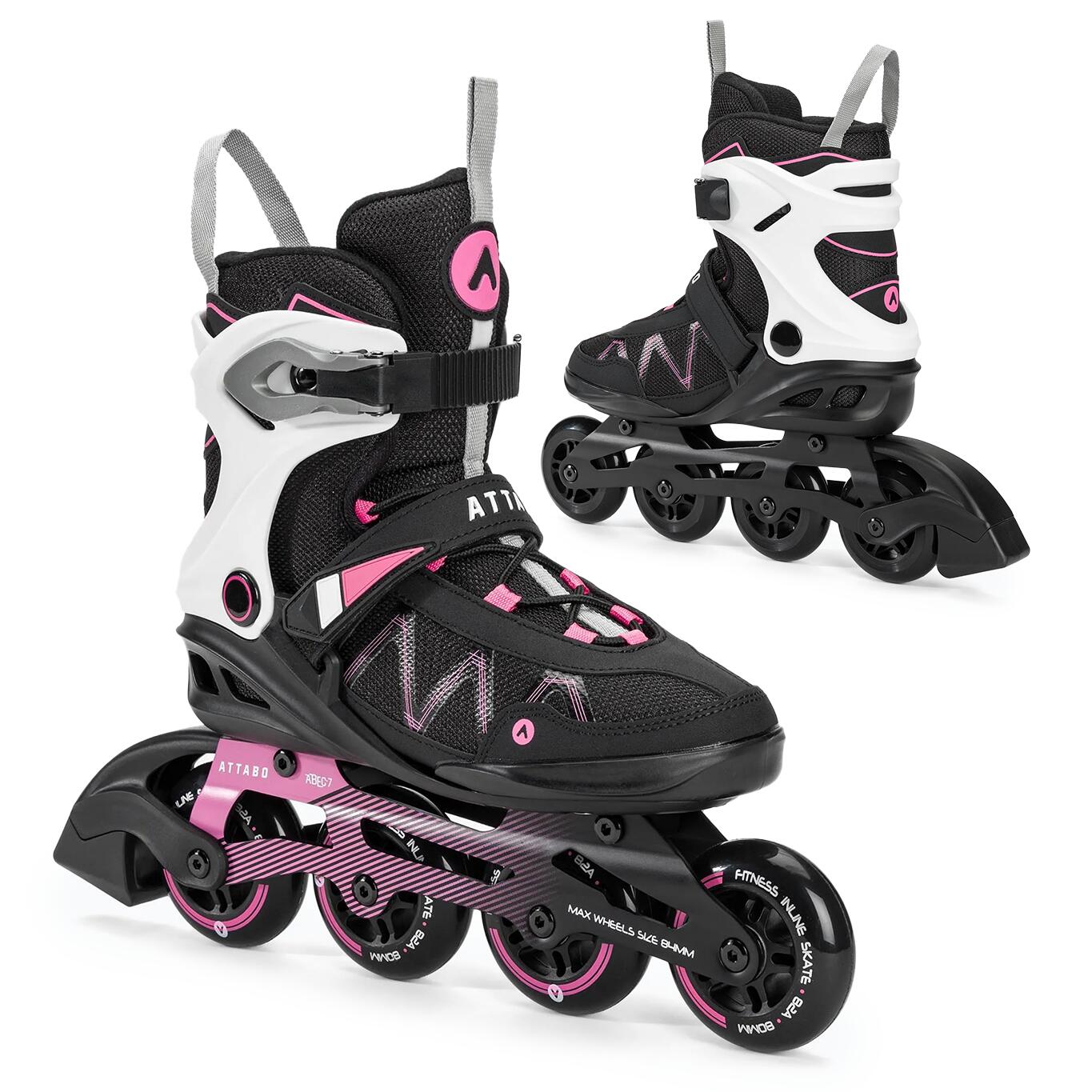 Attabo - Attabo Patins À Roulettes Femme Bliss - Rollers En Ligne - Rose - 42 - Decathlon