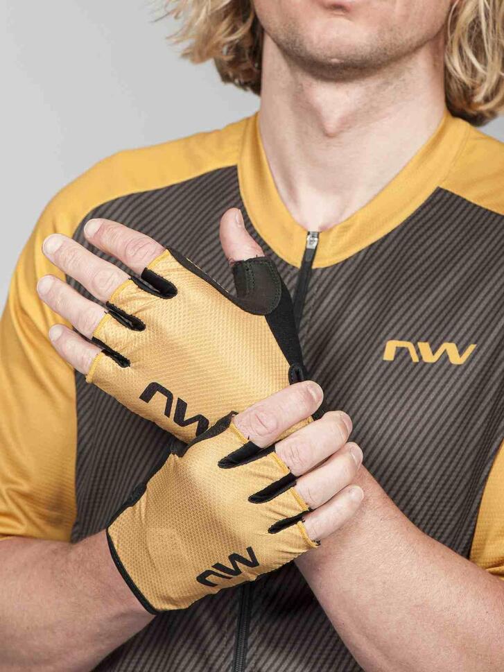 Rękawice rowerowe NORTHWAVE Active żółty