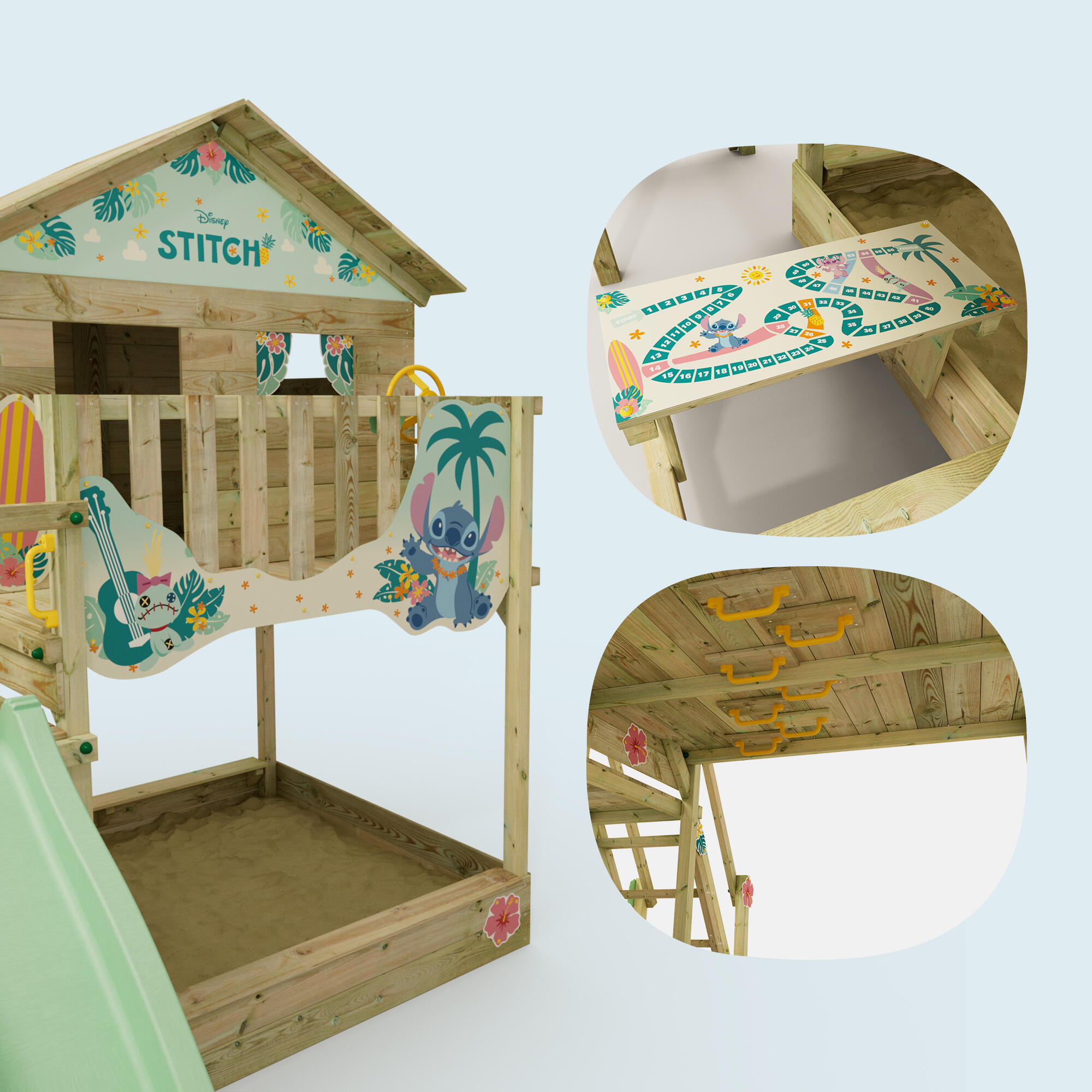 Parque infantil Disney Stitch Quest de Wickey 4/6