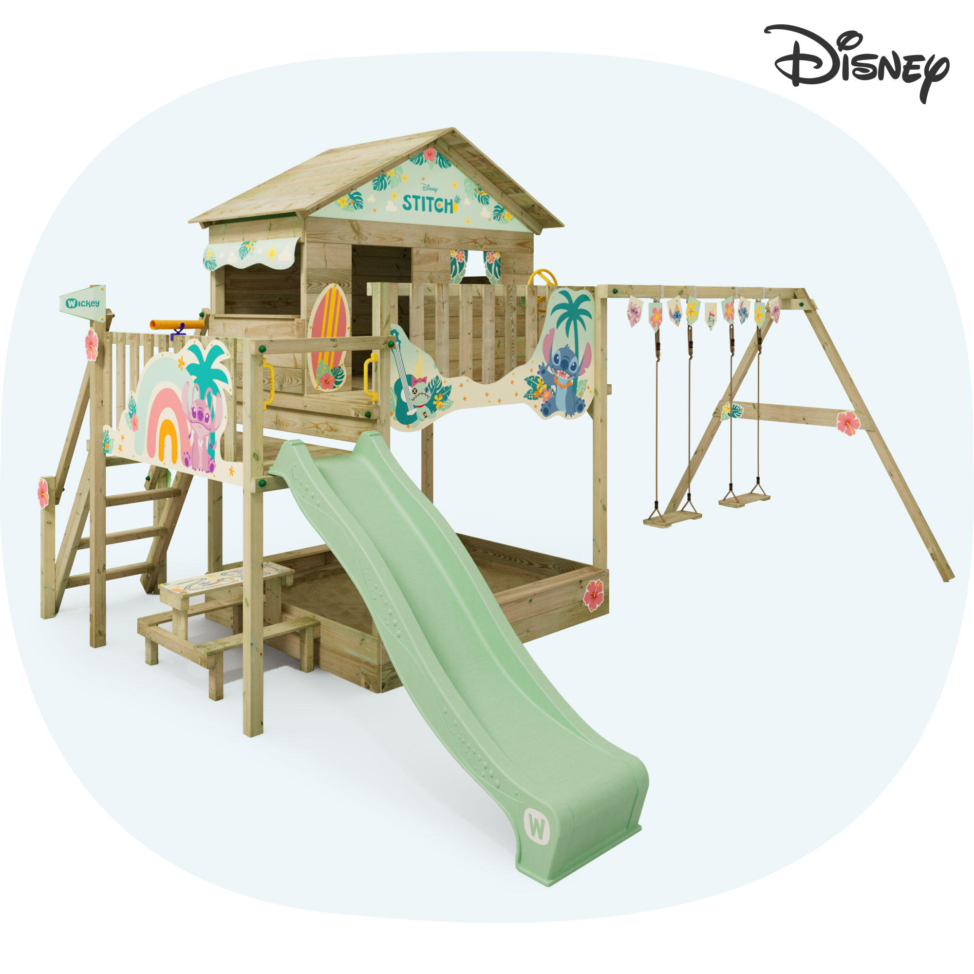 Parque infantil Disney Stitch Quest de Wickey 3/6