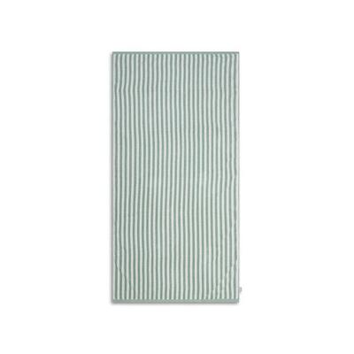 Swim Essentials Telo mare in cotone - Verde - Resort Stripe - 135 x 65 cm