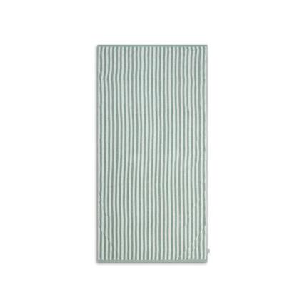 Serviette de Plage en Coton - Vert - Resort Stripe - 135 x 65 cm
