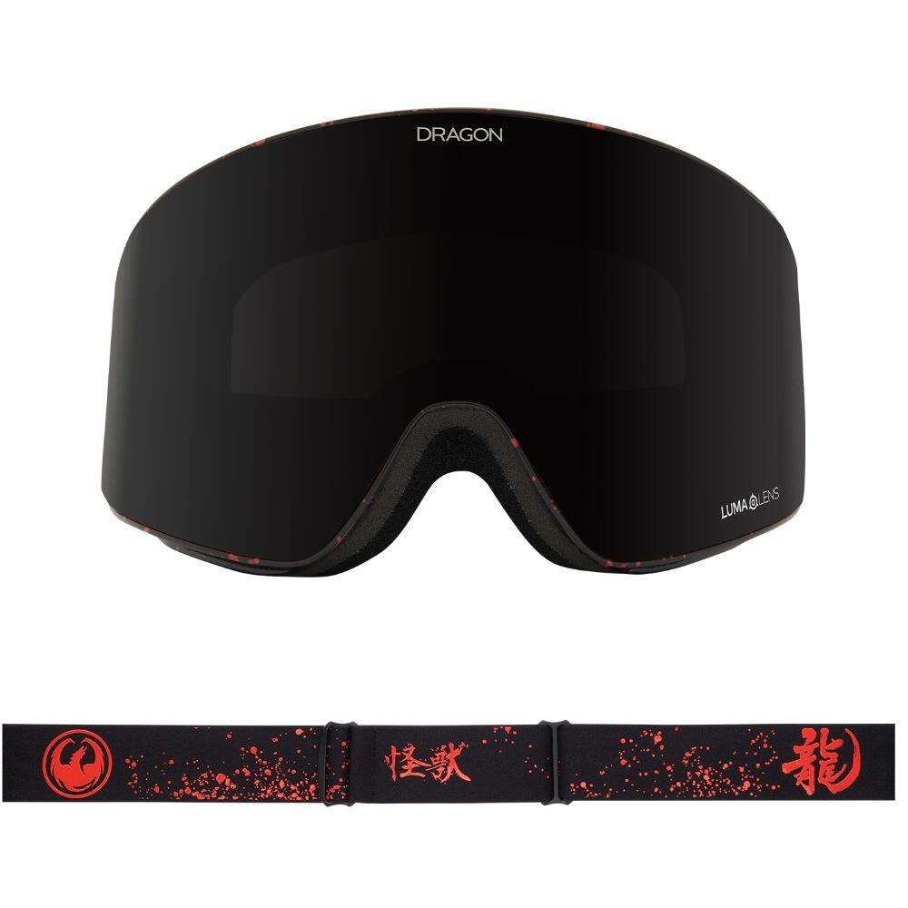 PXV Unisex Snow Goggles - Kaiju/LL Midnight & LL Light Rose 2/5