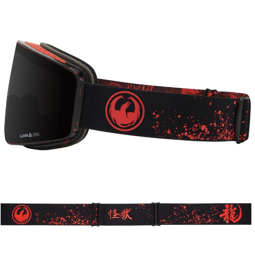 PXV Unisex Snow Goggles - Kaiju/LL Midnight & LL Light Rose 3/5