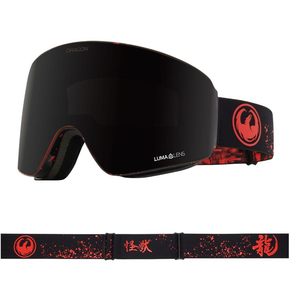 DRAGON PXV Unisex Snow Goggles - Kaiju/LL Midnight & LL Light Rose