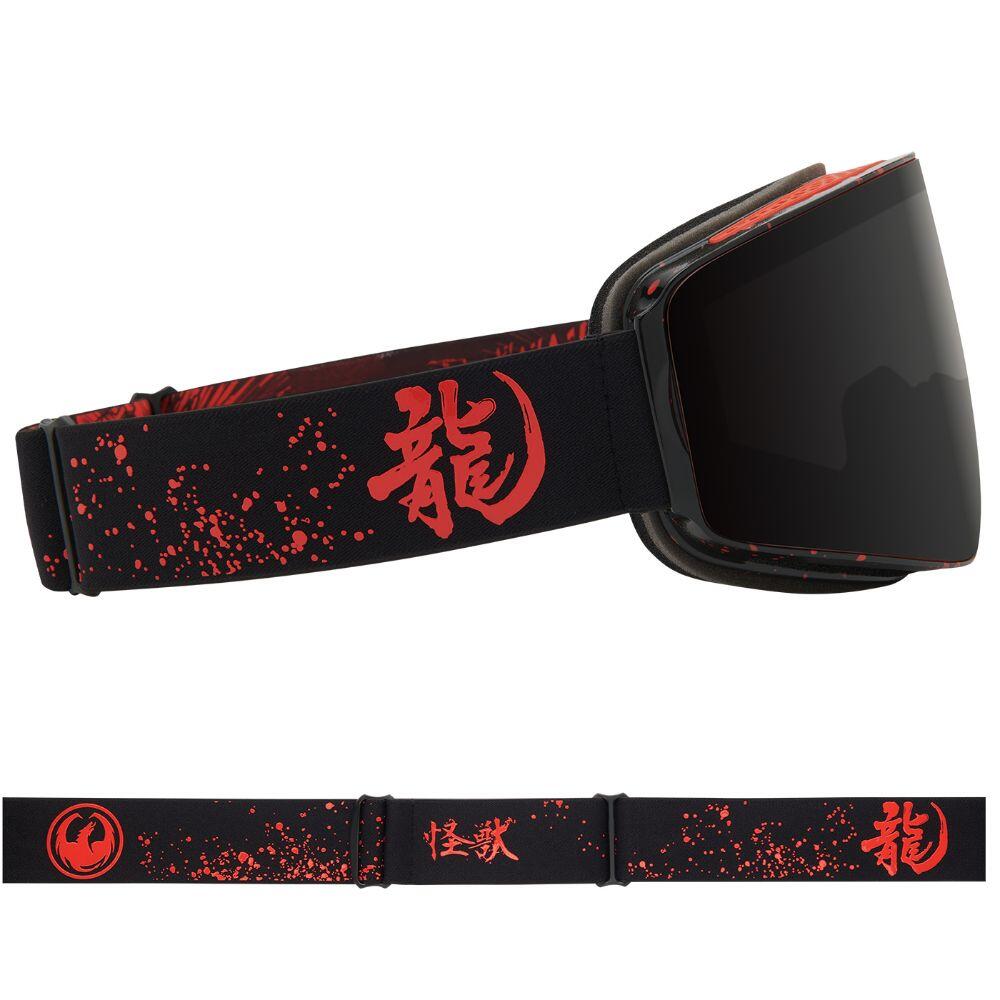 PXV Unisex Snow Goggles - Kaiju/LL Midnight & LL Light Rose 4/5