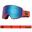 NFX MAG OTG Unisex Skibril - Flame/LL Blue Ionized & LL Light Rose