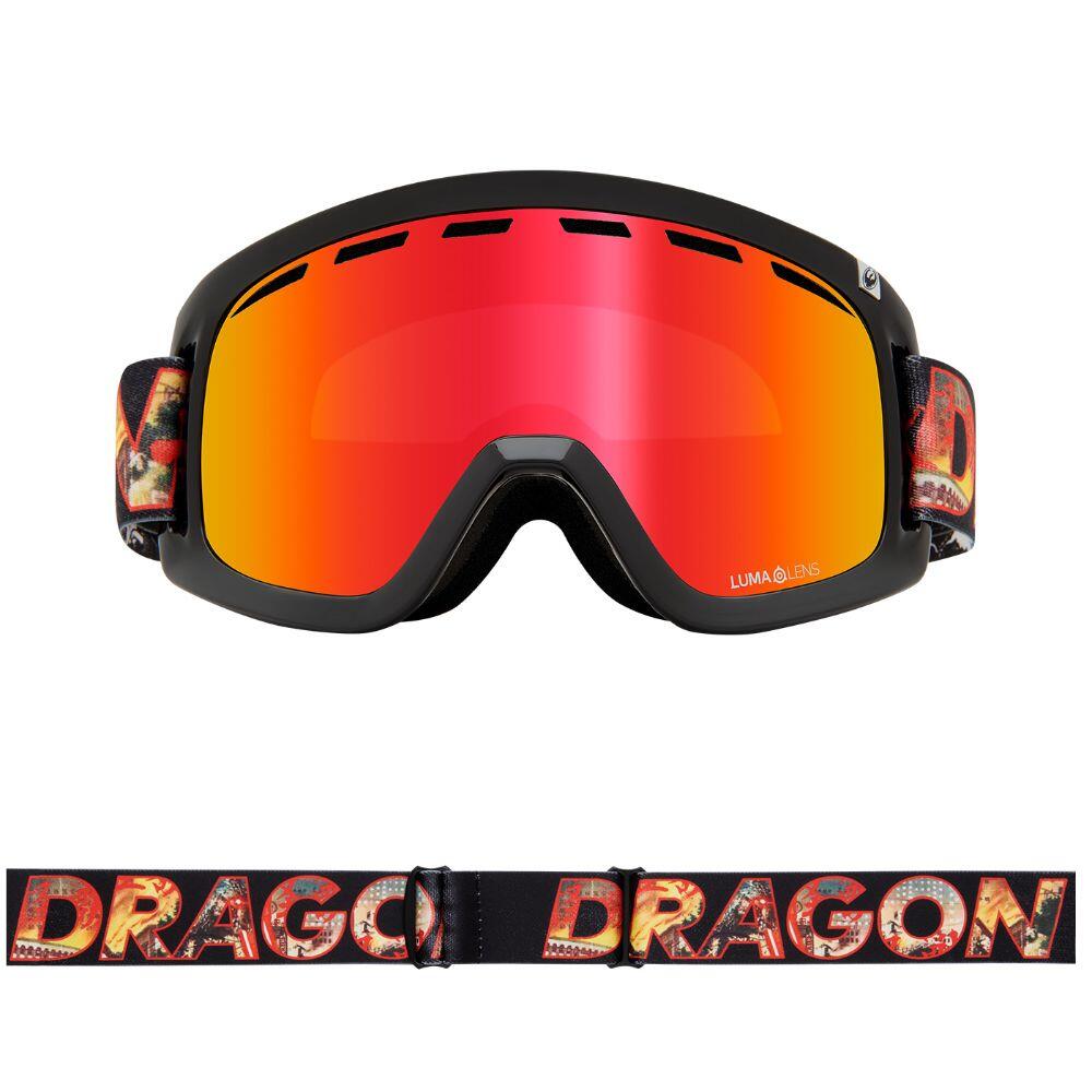 D1 OTG Unisex Snow Goggles - Klash/LL Red Ionized & LL Rose 2/5