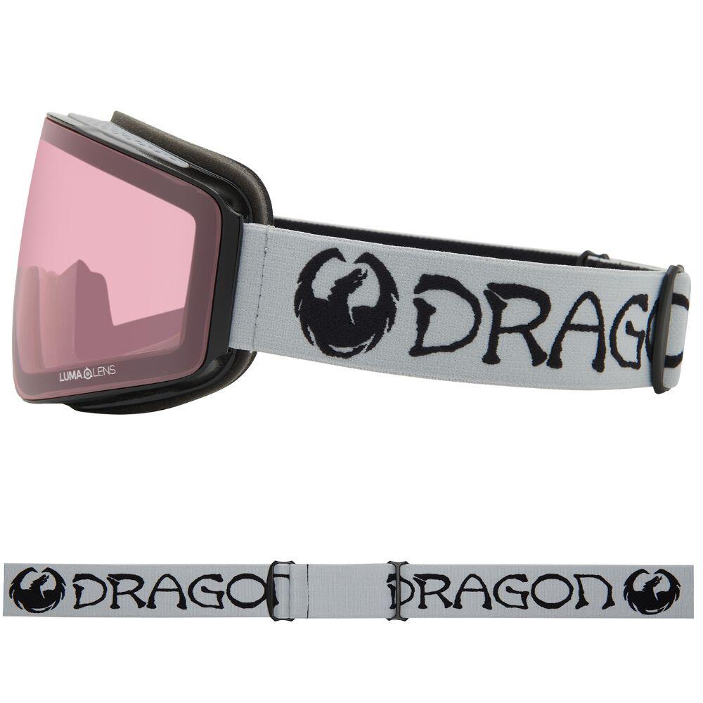 PXV Unisex Snow Goggles - Classic Grey/LL Photochromic Light Rose 3/4