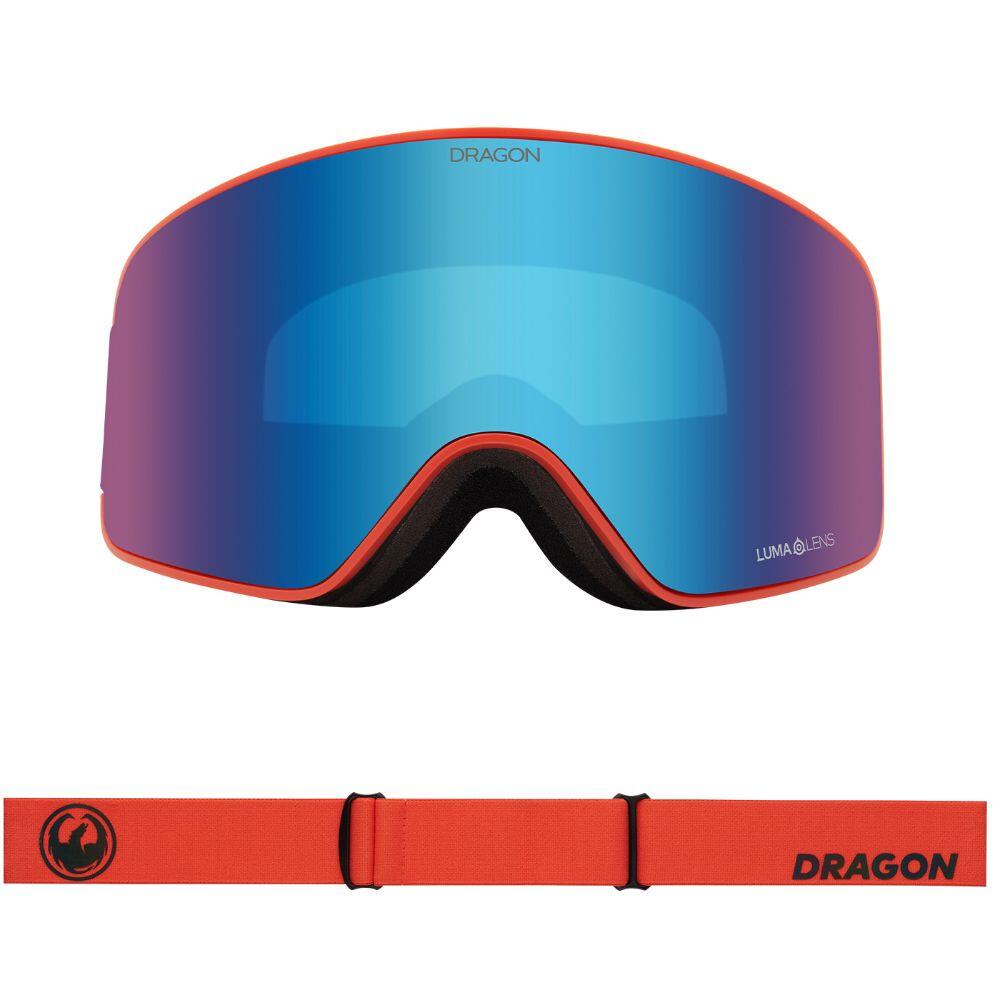 NFX MAG OTG Unisex Skibril - Flame/LL Blue Ionized & LL Light Rose 3/7