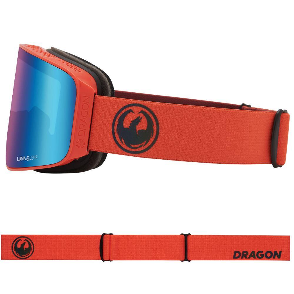 NFX MAG OTG Unisex Skibril - Flame/LL Blue Ionized & LL Light Rose 4/7