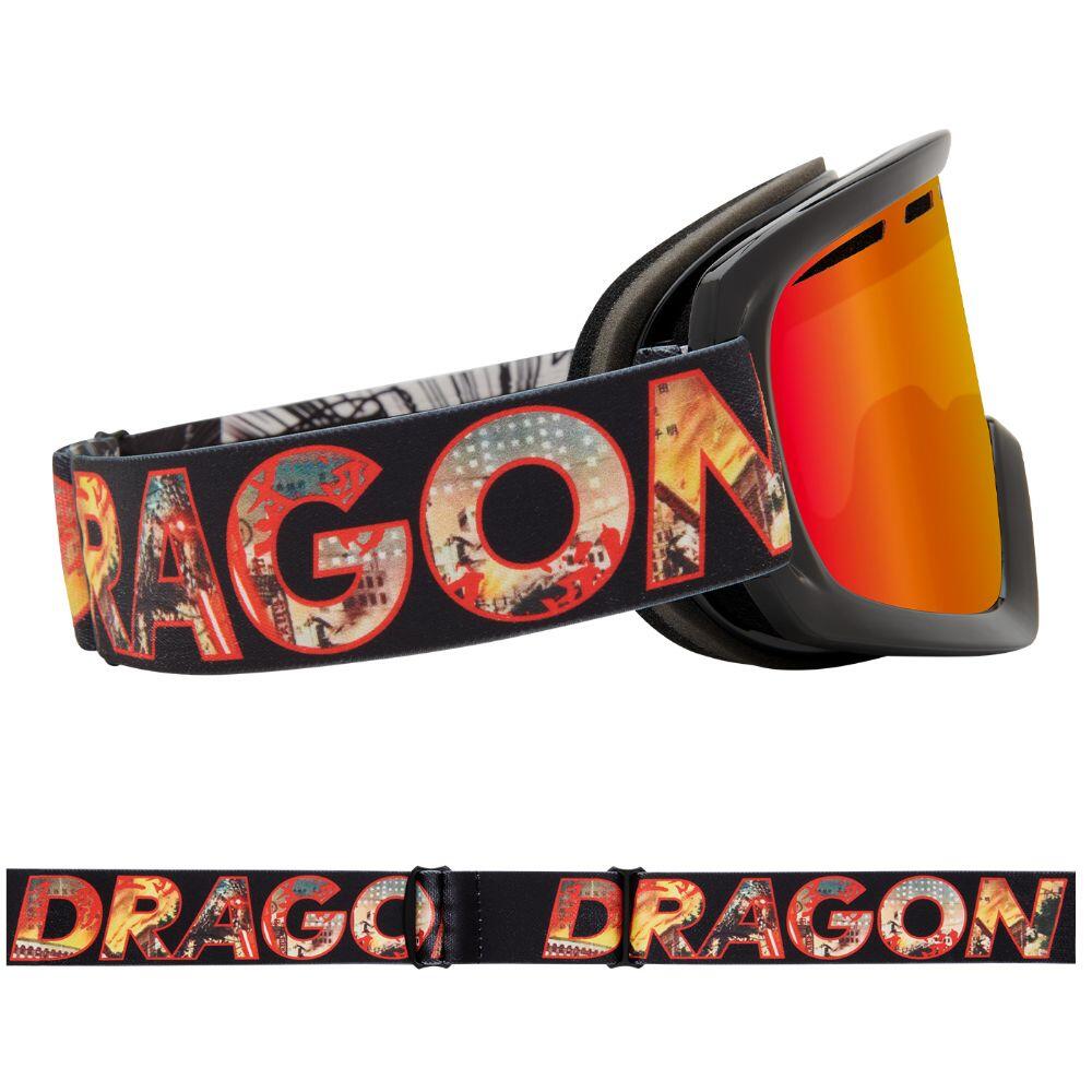 D1 OTG Unisex Snow Goggles - Klash/LL Red Ionized & LL Rose 4/5