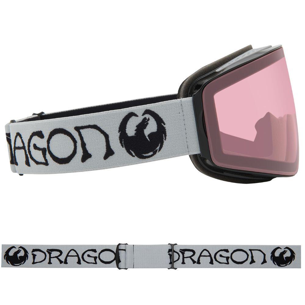 PXV Unisex Snow Goggles - Classic Grey/LL Photochromic Light Rose 4/4